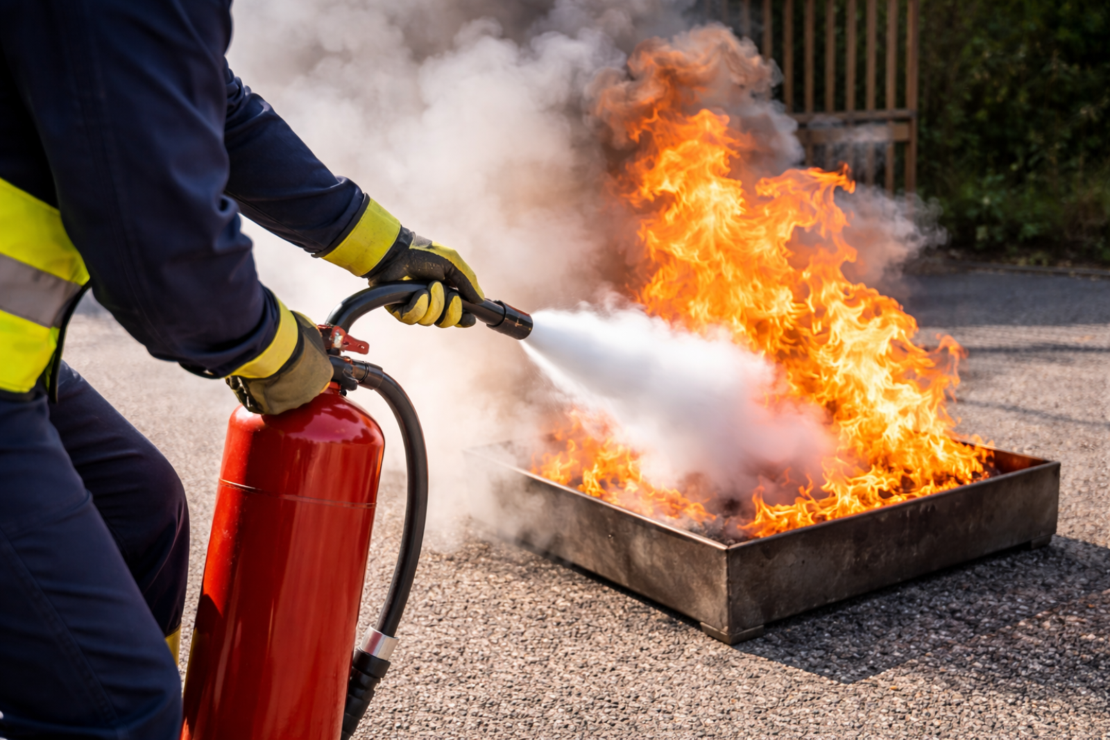 MANIPULATION D'EXTINCTEURS